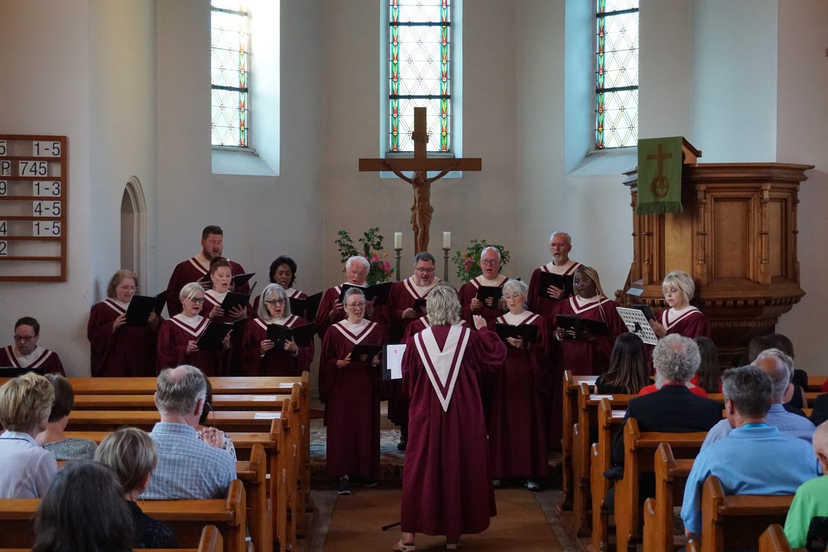 Eine kleines Bilderalbum zum Konzert des Woodland Methodist Choir und der Chorgemeinschaft Stainz in der Evangelischen Friedenskirche in Stainz am 19. Juni 2022: